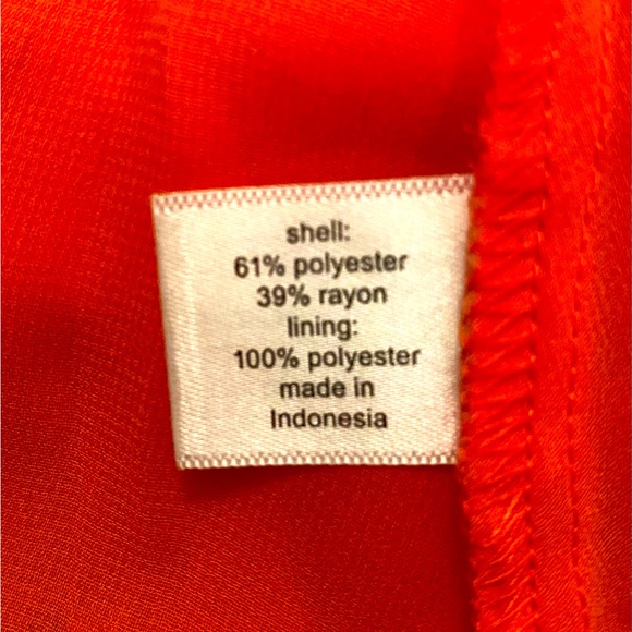 Lane Bryant Coral Sheer and Floral Satin Double Layered Tank Top Size 26 NWT - Picture 8 of 11